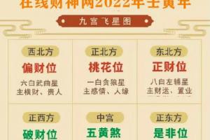 2023年壬寅流年玄空飞星风水布局与三煞方位,天坑方位,值年太岁方位